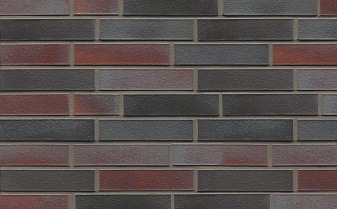 Кирпич клинкерный Muhr 25 Violettschwarz гладкий, 290*60*71 мм