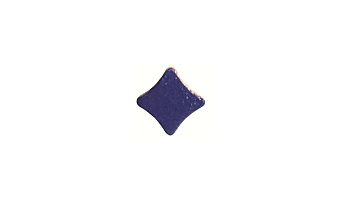 Клинкерная декоративная вставка Terraklinker (Gres de Breda) Estrella azul esmaltado, 45*45*15 мм