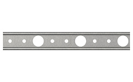 Рейка прижимная стальная РС 2 Termoclip, 3000*31*1,5 мм