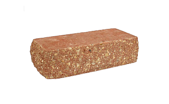 Кирпич гиперпрессованный Акварид, Дикий камень (ложок и тычок), Красный, полнотелый, 230*100*88 мм