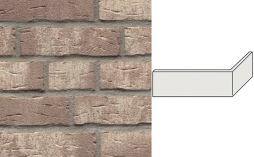 Клинкерная плитка угловая ручной формовки Feldhaus Klinker NF 14 W682 sintra argo bianco 240*71*115*14 мм