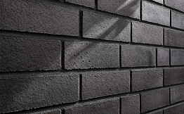 Клинкерная плитка под кирпич Stroeher Farbklang, 2185 anthracite flashed, 240*71*14 мм
