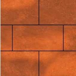 Плитка тротуарная SteinRus, Парк Плейс Б.3.П.8, гладкая, ColorMix Брук, 600*300*80 мм