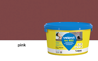 Полимерная мастика vetonit tec 822 pink 8 кг