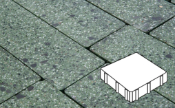 Плитка тротуарная Готика, Granite FINO, Квадрат В.3.К.10, Порфир, 300*300*100 мм
