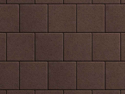 Плитка тротуарная Квадрат Б.2.К.6 гранит коричневый, 200*200*60 мм