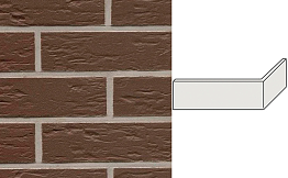 Клинкерная плитка угловая ручной формовки Feldhaus Klinker NF 9 W540 geo senso 240*71*115*9 мм
