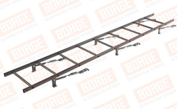 Лестница кровельная Borge для натуральной черепицы оцинкованная RR 32, 2,7 м