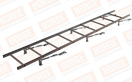 Лестница кровельная Borge для натуральной черепицы оцинкованная RR 32, 2,7 м