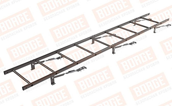 Лестница кровельная Borge для натуральной черепицы оцинкованная RR 32, 2,7 м