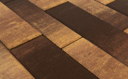 Плитка тротуарная BRAER Домино Color Mix Сафари, 120/160*60 мм