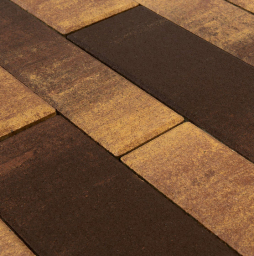 Плитка тротуарная BRAER Домино Color Mix Сафари, 120/160*60 мм