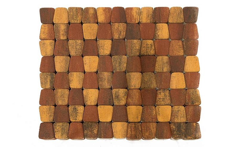 Плитка тротуарная BRAER Классико круговая Color Mix Мальва, 73*110*115*60 мм