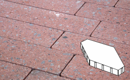 Плитка тротуарная Готика, Granite FINO, Зарядье Б.6.Ш.10 без фаски, Травертин, 600*400*100 мм