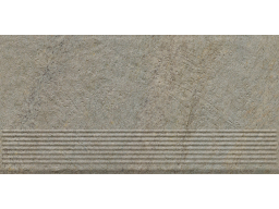 Клинкерная ступень с насечками Paradyz Eremite, Taupe, 600*300*8,5 мм