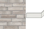 Клинкерная плитка угловая Stroeher Wasserbrand, 672 zinngrau, 240*115*52*12 мм