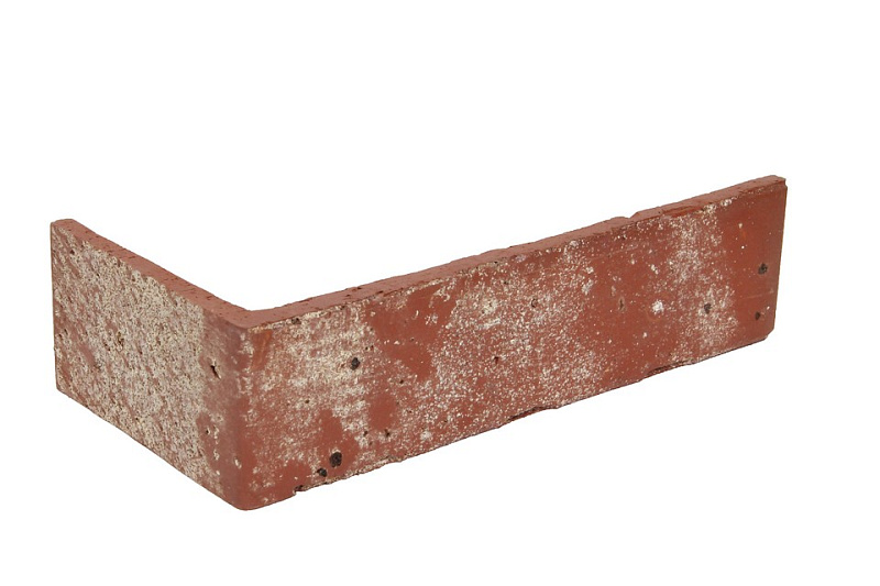 Угловая керамическая фасадная плитка Lode Alla шероховатая RF, 250*65*120*10 мм