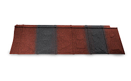 Композитная черепица рядовая Metrotile ISlate Red black