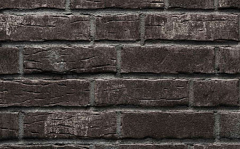 Клинкерная плитка под кирпич Stroeher Steinlinge 376 platinschwarz рельефная NF14, 240*71*14 мм