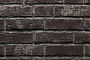Клинкерная плитка под кирпич Stroeher Steinlinge 376 platinschwarz рельефная NF14, 240*71*14 мм