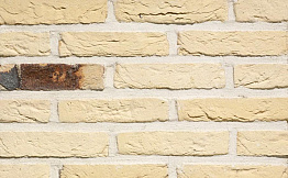 Кирпич облицовочный ручной формовки Terca Ringoven Wit Gesinterd, 208*98*48 мм