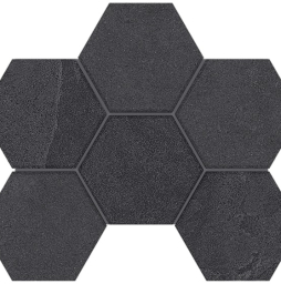 Мозаика Гексагон/Hexagon Estima Терра/Terra LN04/TE04, неполированный 285*250 мм