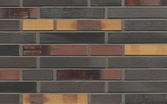 Кирпич клинкерный Muhr 40 Kobalt Spezial geflammt гладкий, 240*90*40 мм