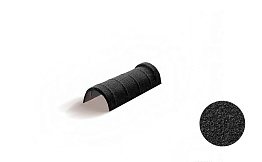 Конек полукруглый Metrotile, Black