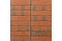 Кирпич клинкерный Terca Red Flame с песком, 250*65*65 мм