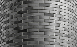 Кирпич облицовочный Красная гвардия Metallic, 250*85*65 мм
