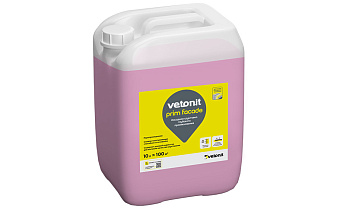 Фасадная грунтовка vetonit prim facade, 10 л
