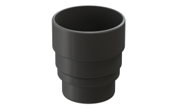 Переходник Docke для водостока LUX, PREMIUM, графит