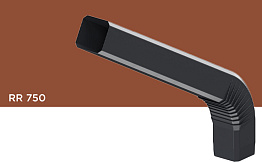 Нижнее колено Orima RR 750 для системы D 110/85*85 мм