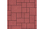 Плитка тротуарная SteinRus Инсбрук Альпен Б.7.Псм.6, Native, красный, толщина 60 мм
