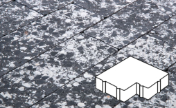 Плитка тротуарная Готика, City Granite FINO, Калипсо Б.2.Ф.6, Диорит, 200*200*60 мм