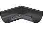 Угол желоба внутренний Aquasystem PE dRain RAL 7024 D 90 мм
