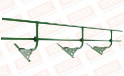 Кровельное ограждение Borge для черепичной кровли оцинкованное RAL 6002, 300*60 см