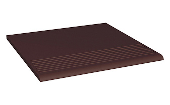 Клинкерная ступень Paradyz Natural Brown, гладкая, 300*300*8,5 мм