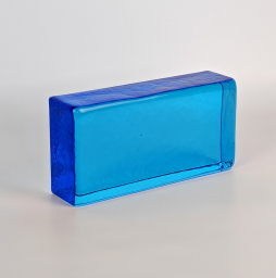 Стеклянный кирпич Blue, 200*100*50 мм
