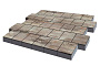 Плитка тротуарная SteinRus, Valencia Б.3.К.8, гладкая, ColorMix Берилл, 300*300*80 мм