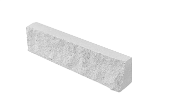 Кирпич гиперпрессованный Акварид К4, Дикий камень, Белый, полнотелый, 250*30*65 мм