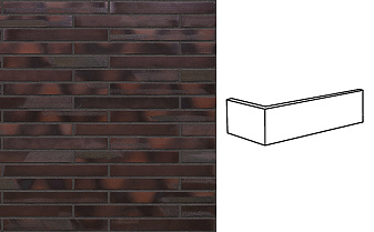 Клинкерная плитка угловая King Klinker KING SIZE LF15 Another brick, 240*52*115*14 мм
