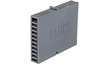 Вентиляционно-осушающая коробочка Baut темно-серая, 80*60*12 мм