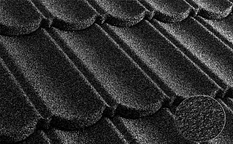 Композитная черепица рядовая Metrotile Bond Black
