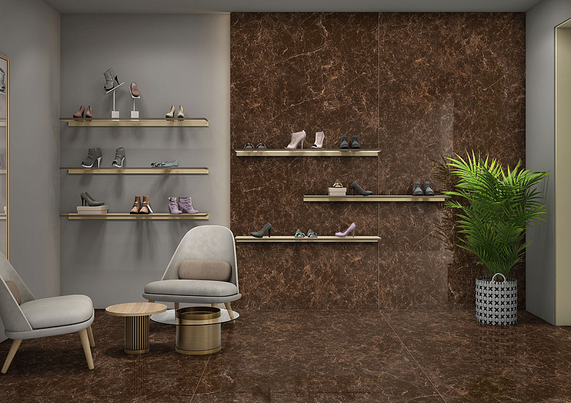 Керамогранит ENNFACE Emperador Dark Full Lappato, 2800*1200*6 мм
