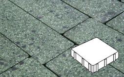Плитка тротуарная Готика, City Granite FINO, Квадрат В.3.К.10, Порфир, 300*300*100 мм