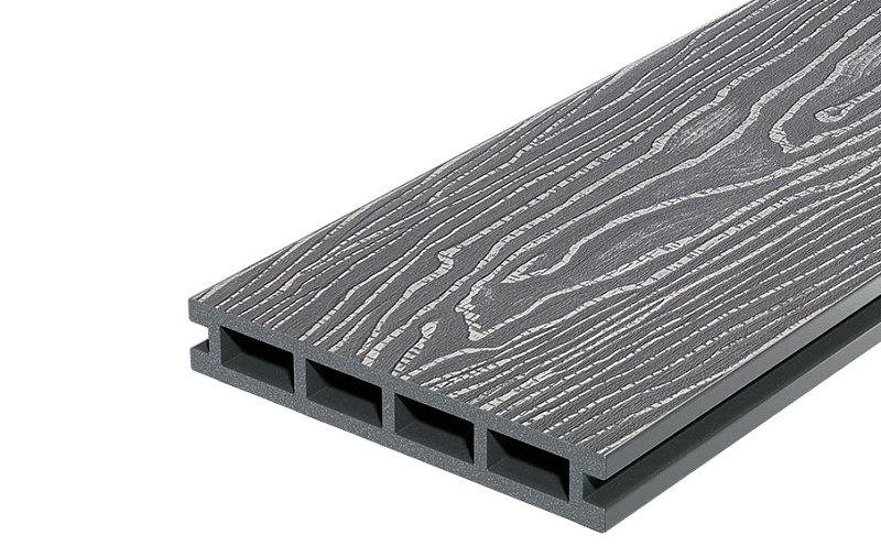 Террасная доска Decking Country Серый (Дымчатый дуб), 3000*150*24 мм
