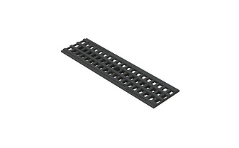 Решетка водоприемная Standartpark PolyMax Basic DN100 пластиковая, ячеистая