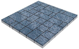 Тротуарная плитка SteinRus Инсбрук Альпен Б.7.Псм.6 Backwash, Байкал, толщина 60 мм