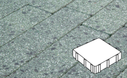 Плитка тротуарная Готика, Granite FINERRO, Квадрат В.3.К.10, Порфир, 300*300*100 мм